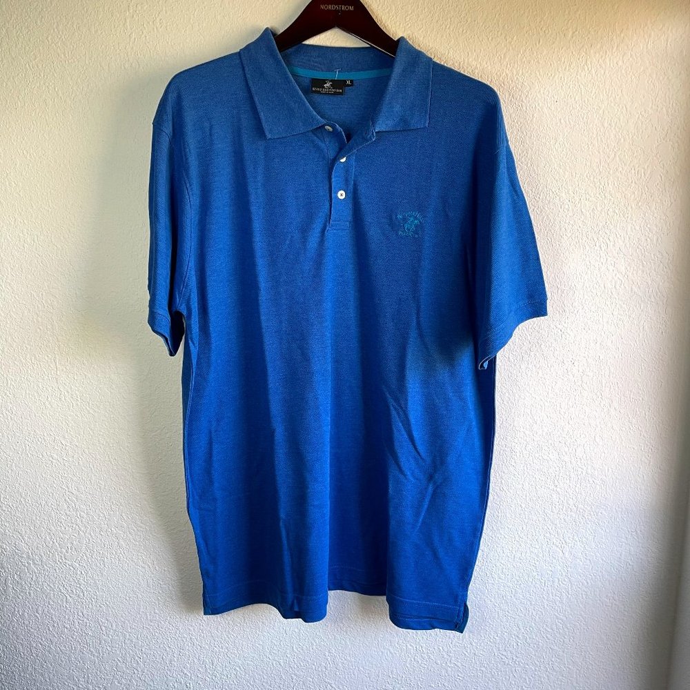 Beverly Hills Polo club blue shirt mens size XL
